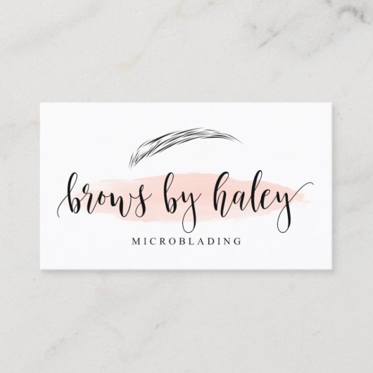 Brauen durch Haley Visitenkarte (Vorderseite)