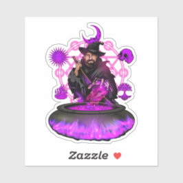 Brauen mit dem Zauber-Zierlogo Aufkleber