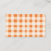 Brauen Pumpkin Spice Baby Dusche Windel Raffle Begleitkarte (Rückseite)