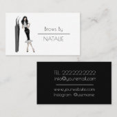 Brauen Visitenkarte (Vorne/Hinten)