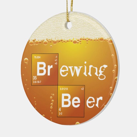 Brauenbier Keramik Ornament (Links)