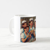 Brauende Hoffnung und Pflege: Tasse von Krankensch (Vorderseite Links)