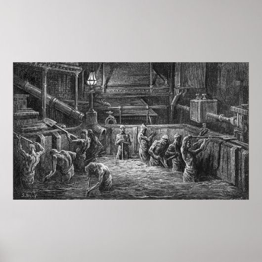 Brauer am Arbeitsplatz Poster (Vorne)