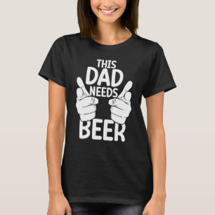 Brauer Beer Drinker Alkohol Vater Vathetag T-Shirt