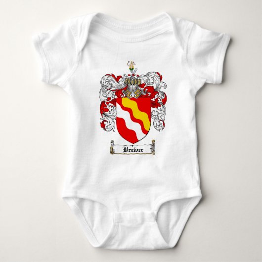 BRAUER-FAMILIENWAPPEN - BRAUER-WAPPEN BABY STRAMPLER (Vorderseite)