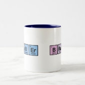 Brauer machte von den Elementen Zweifarbige Tasse (Mittel)
