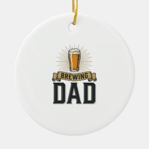 Brauer-Vater-Bier-Vintage-Stickerei-Shirt-Design_1 Keramik Ornament