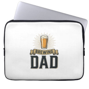 Brauer-Vater-Bier-Vintage-Stickerei-Shirt-Design_1 Laptopschutzhülle