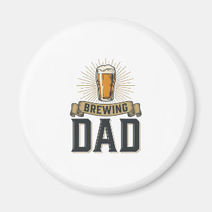 Brauer-Vater-Bier-Vintage-Stickerei-Shirt-Design_1 Magnet
