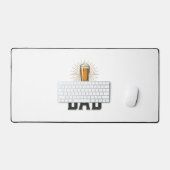 Brauer-Vater-Bier-Vintage-Stickerei-Shirt-Design_1 Schreibtischunterlage (Tastatur & Maus)