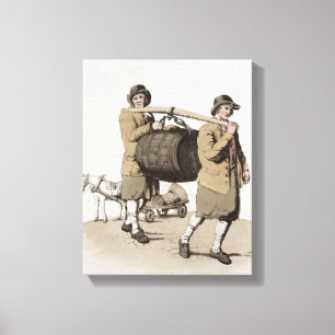 Brauer, "vom Kostüm von Großbritannien" Leinwanddruck