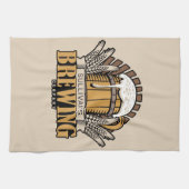 Brauerei ADD NAME Bierbrauerei Bar Geschirrtuch (Horizontal)