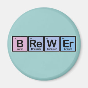 Brauerei aus Elementen Magnet