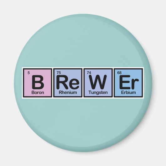 Brauerei aus Elementen Magnet (Vorne)