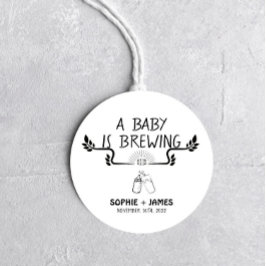 Brauerei Baby - B&W - Baby Shower Fevor Sticker