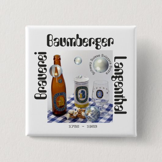 Brauerei Baumberger Langenthal Button (Vorderseite)