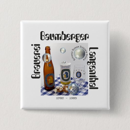 Brauerei Baumberger Langenthal Buttons (Vorderseite)