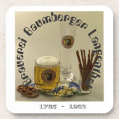 Brauerei Baumberger Langenthal Kork-Untersetzer Getränkeuntersetzer (Vorderseite)