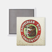 Brauerei Baumberger Langenthal Magnet (Vorderseite/Rückseite)
