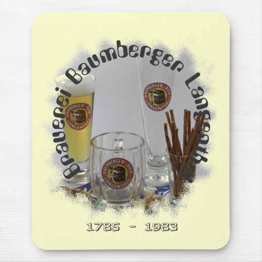 Brauerei Baumberger Langenthal Mauspad (Vorne)