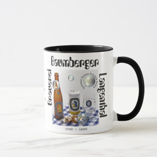 Brauerei Baumberger Langenthal Tasse (Rechts)