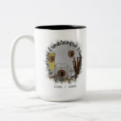 Brauerei Baumberger Langenthal Zweifarbige Tasse (Links)