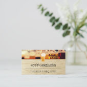 Brauerei | Bier | Holzkörner Visitenkarte (Stehend Vorderseite)