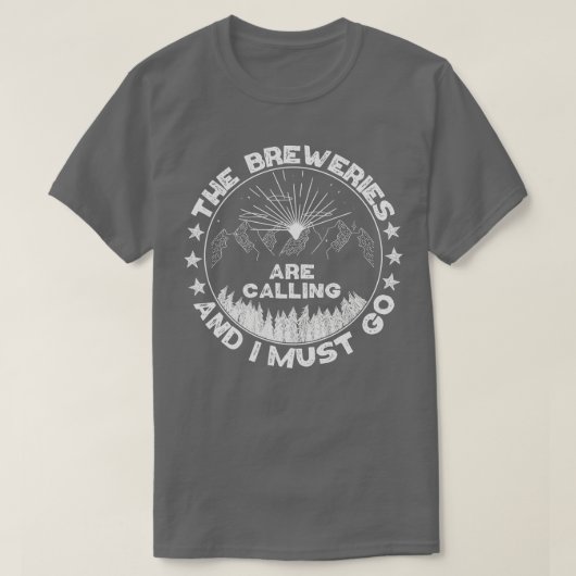 Brauerei Bierbrauerei Kunsthandwerker Ale Beer T-Shirt (Design vorne)