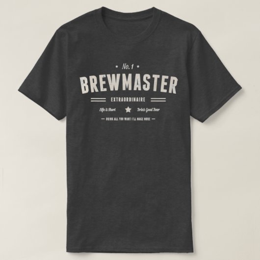 Brauerei Bierbrauerei T T-Shirt (Design vorne)