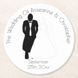 Brauerei Hochzeitspapier Untersetzer