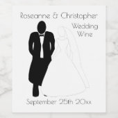 Brauerei Hochzeitweilig Weinetikett (Einzelnes Label)