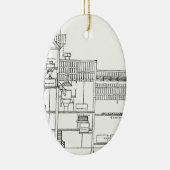 Brauerei-Plan Keramik Ornament (Rechts)