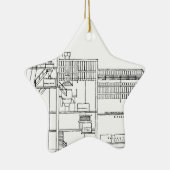 Brauerei-Plan Keramikornament (Rechts)