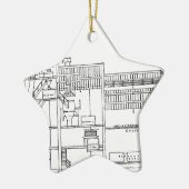 Brauerei-Plan Keramikornament (Links)