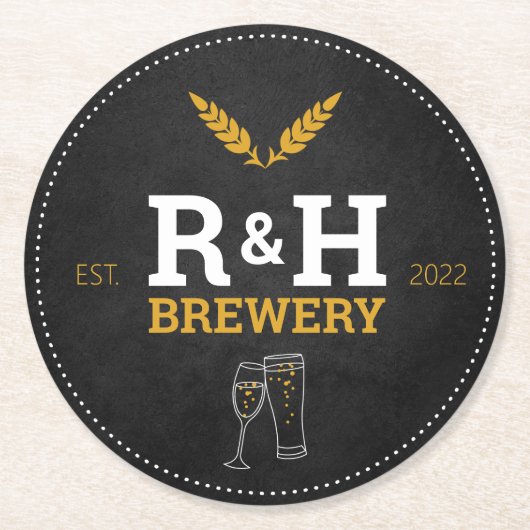 Brauerei Polterabend Beer Drink Untersetzer Gefall (Vorderseite)