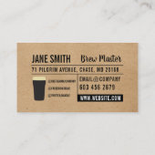 Brauerei | Pub House Visitenkarte (Rückseite)