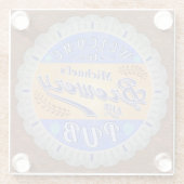 Brauerei Pub Personalisiert Bierflasche Glasuntersetzer (Rückseite)