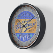 Brauerei Pub Personalisiert Bierflasche Wanduhr (Winkel)