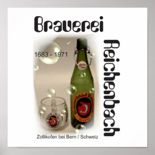 Brauerei Reichenbach Bern Poster