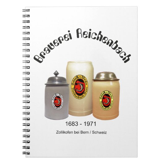 Brauerei Reichenbach Zollikofen Nootbook Notizblock (Vorderseite)