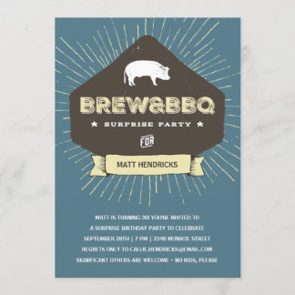 Brauerei und GRILLEN| Überraschende Geburtstagspar Einladung