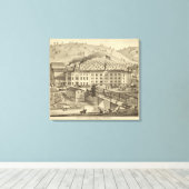 Brauerei und Malzhaus A Reymann Leinwanddruck (Insitu (Holzboden))