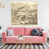 Brauerei und Malzhaus A Reymann Leinwanddruck (Insitu (Wohnzimmer))