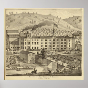 Brauerei und Malzhaus von einem Reymann Poster