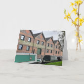 Brauerei und Schmalboote auf Kanälen. Karte (Gelbe Blume)