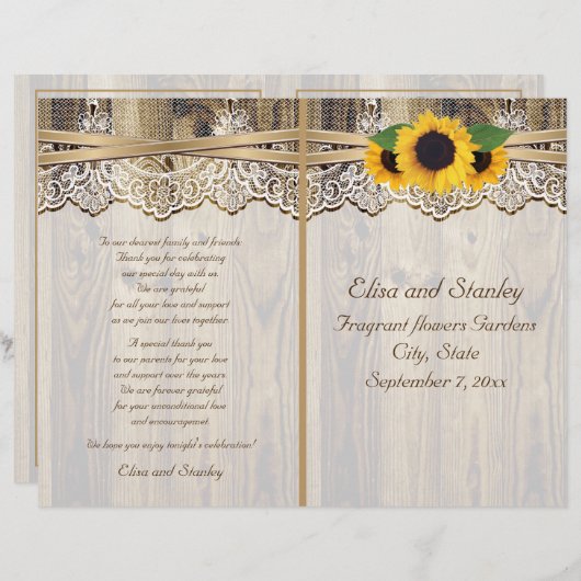 Brauerei und Sonnenblumen auf dem Holzofenprogramm (Vorne/Hinten)