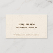 Brauerei Visitenkarte (Rückseite)