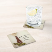 Brauereien, getrocknet rechteckiger pappuntersetzer (Vor Ort)