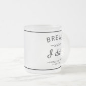 Brauereien und ich machen Brauereithema Hochzeitbi Mattglastasse (VorderseiteRechts)