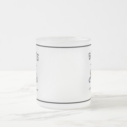 Brauereien und ich machen Brauereithema Hochzeitbi Mattglastasse (Mittel)